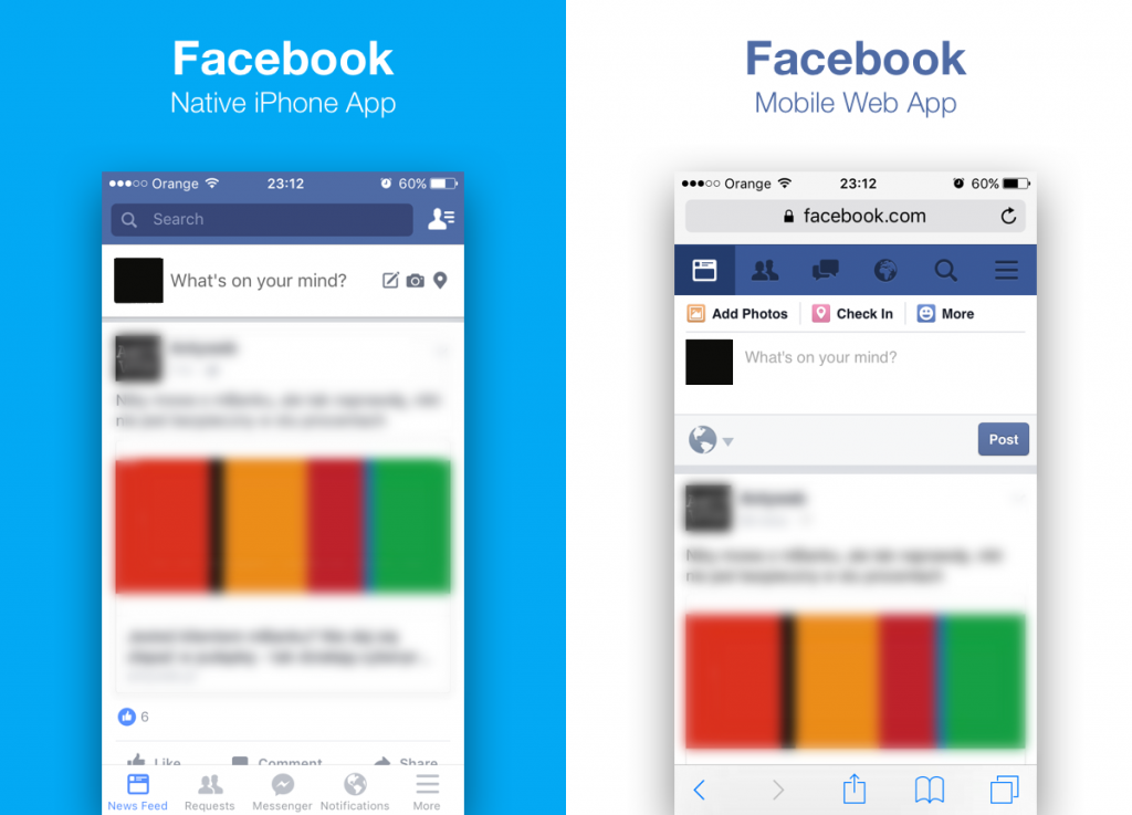 native-facebook-app-vs-mobile-web-app