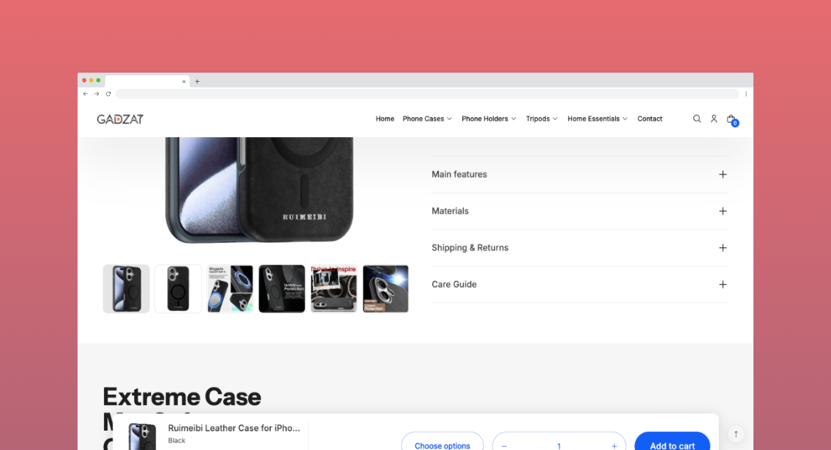 Gadzat Website UI/UX Design By Stintlief Technologies