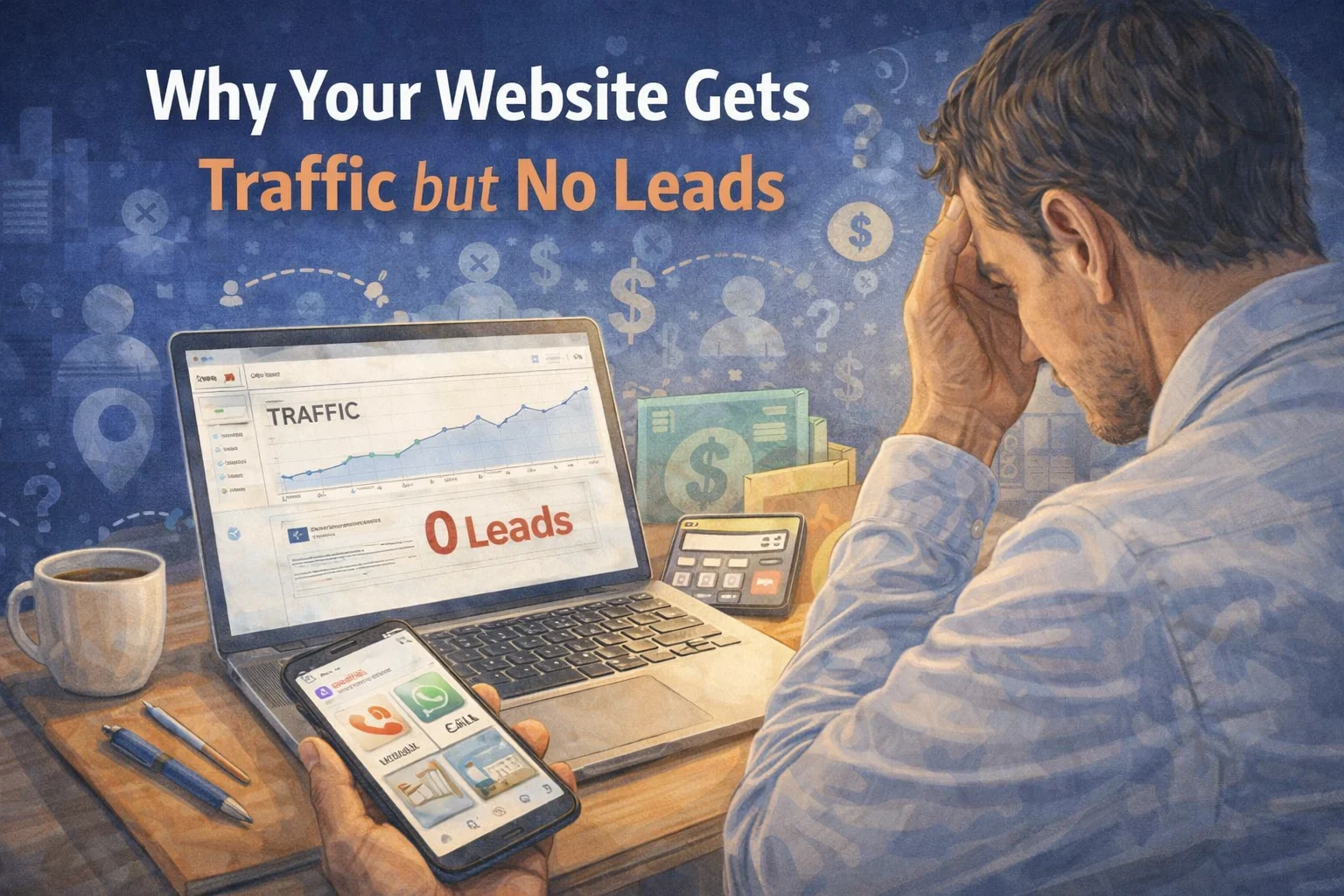 Why Your Website Gets Traffic but No Leads
