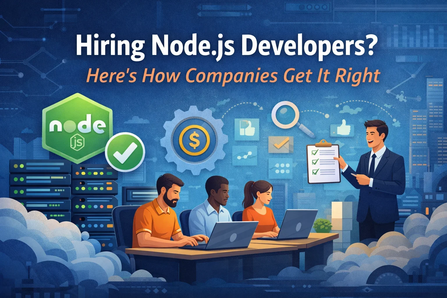 Hire Node js developers