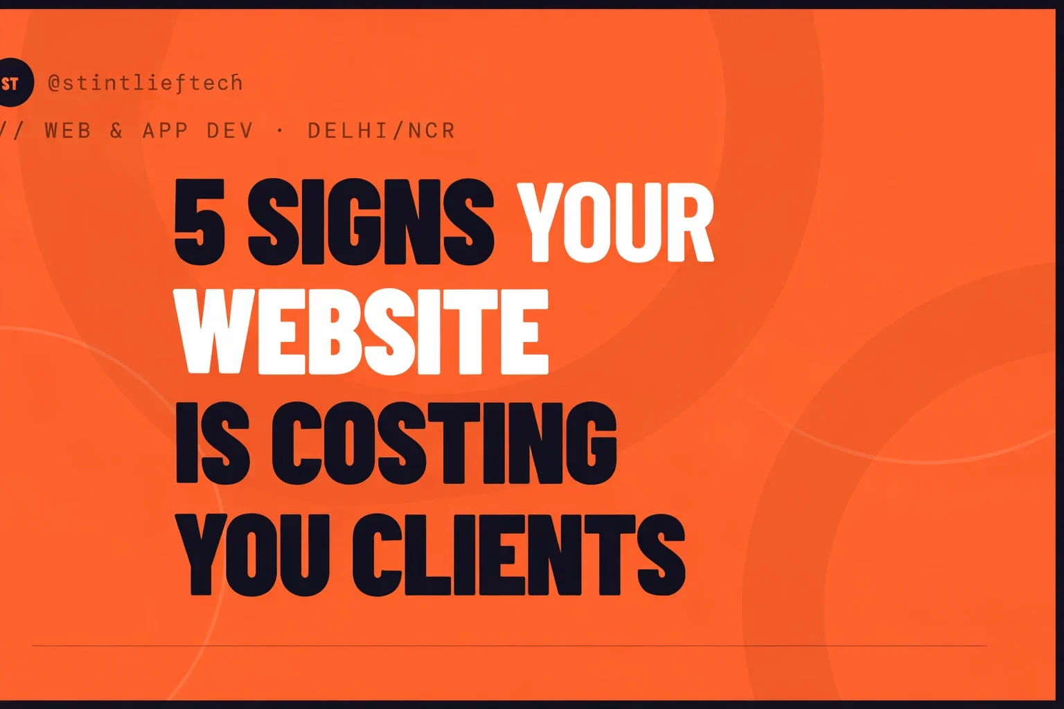 5 signs website costing clients