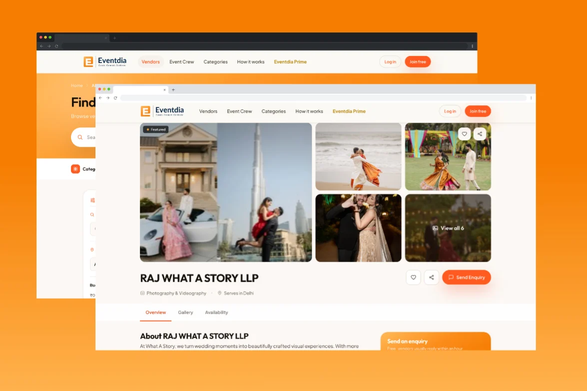 EventDia Website UI/UX Design By Stintlief Technologies