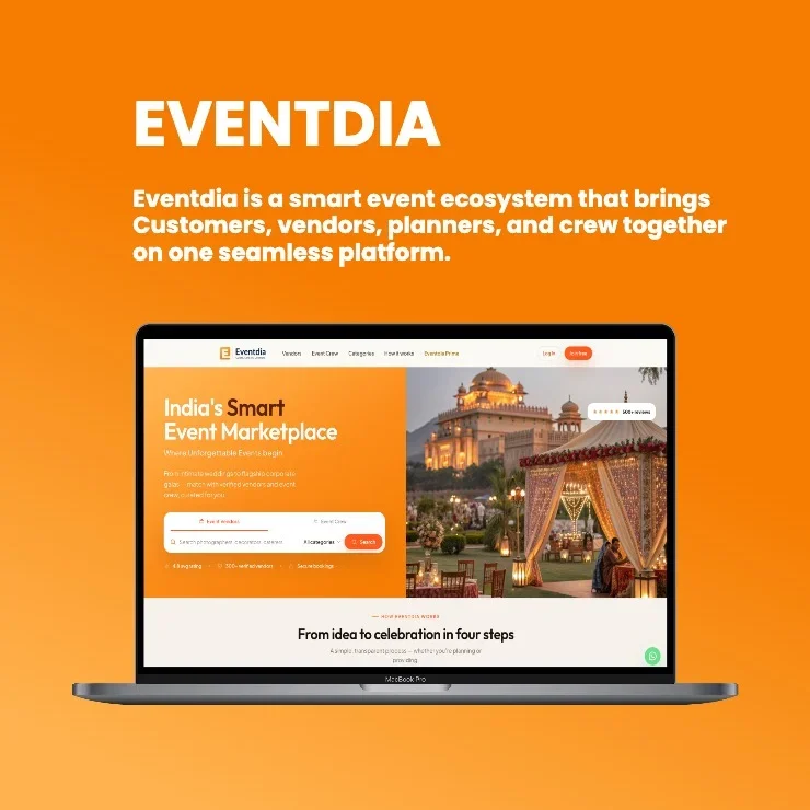 EventDia is India’s event marketplace - Stintlief Technologies LLP Client