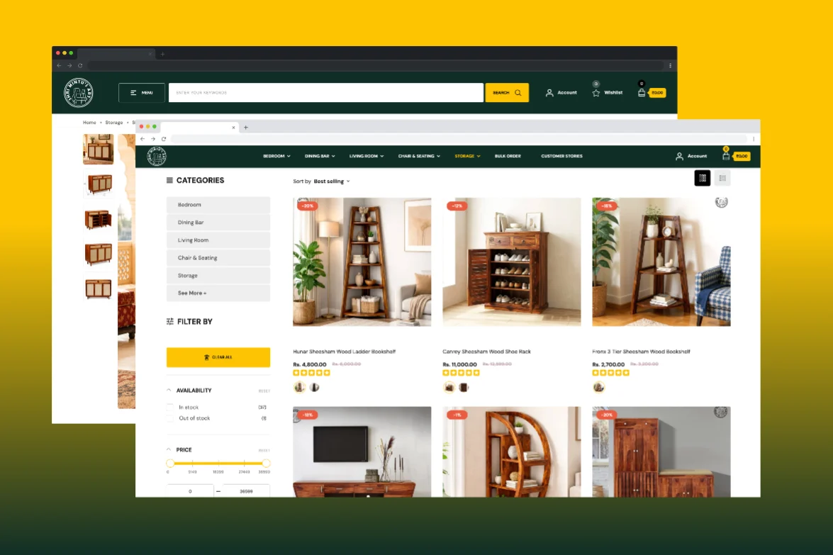 Shrimintus Art Website UI/UX Design By Stintlief Technologies